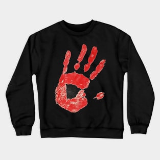 red Hand Crewneck Sweatshirt